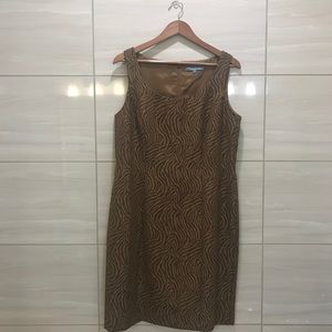 Animal pattern dress